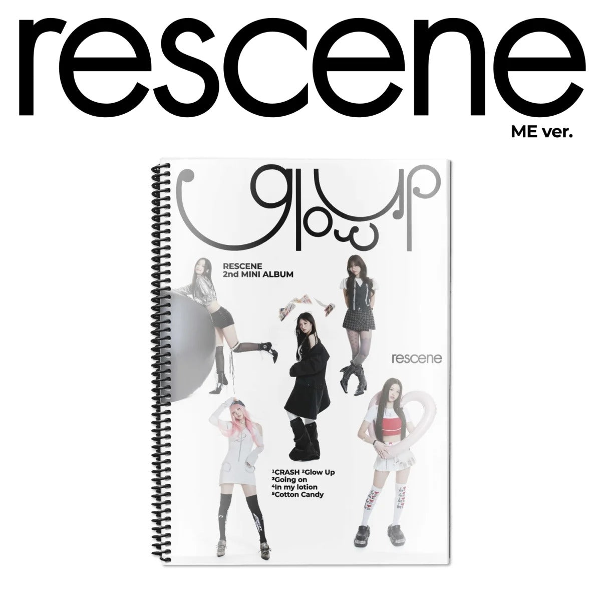 RESCENE 2ND MINI ALBUM 'GLOW UP' ME VERSION COVER