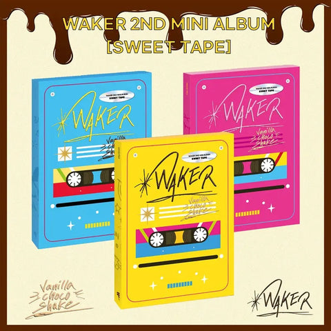 WAKER 2ND MINI ALBUM 'SWEET TAPE' SET COVER