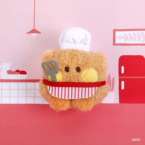 BT21 MININI PLUSH KEYRING [CHEF] SHOOKY VERSION COVER