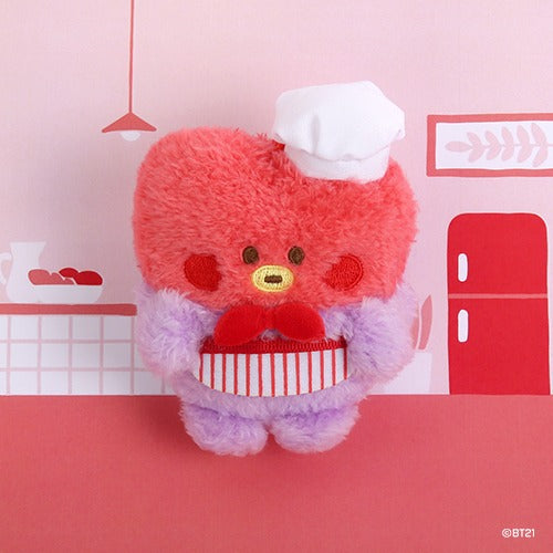 BT21 MININI PLUSH KEYRING [CHEF] TATA VERSION COVER