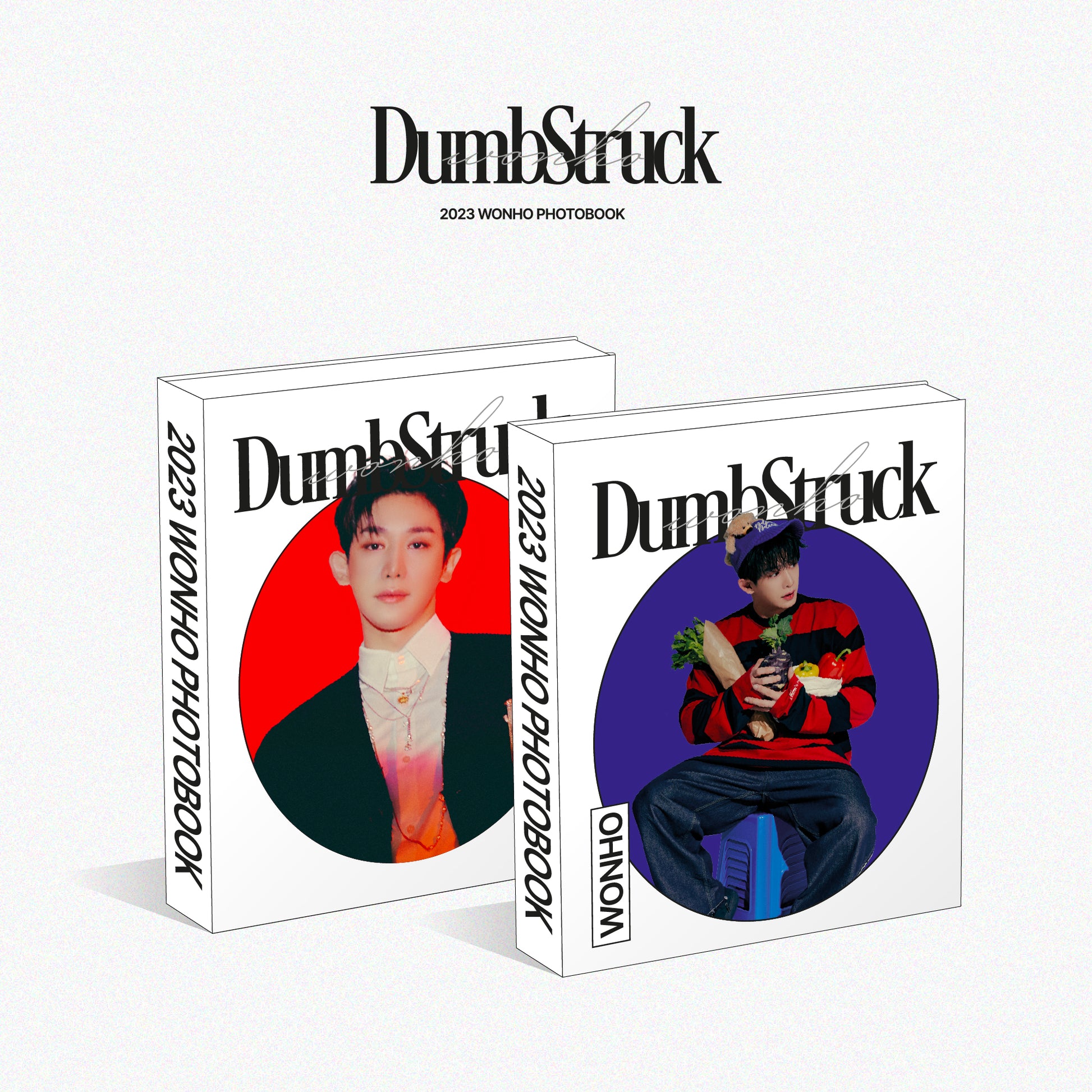 WONHO 2023 PHOTOBOOK 'DUMBSTRUCK' SET COVER