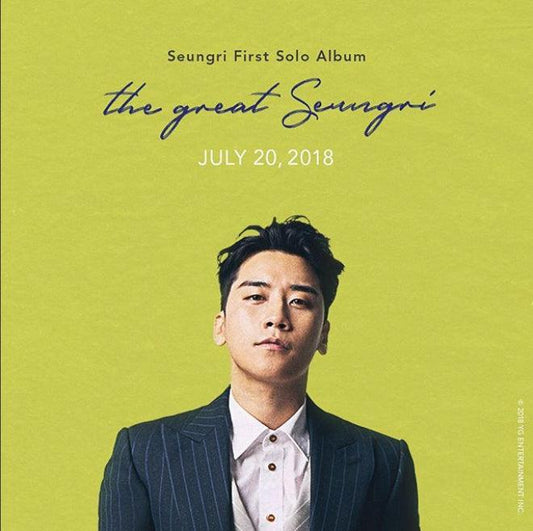 BIGBANG SEUNGRI 1ST SOLO ALBUM 'THE GREAT SEUNGRI' - KPOP REPUBLIC