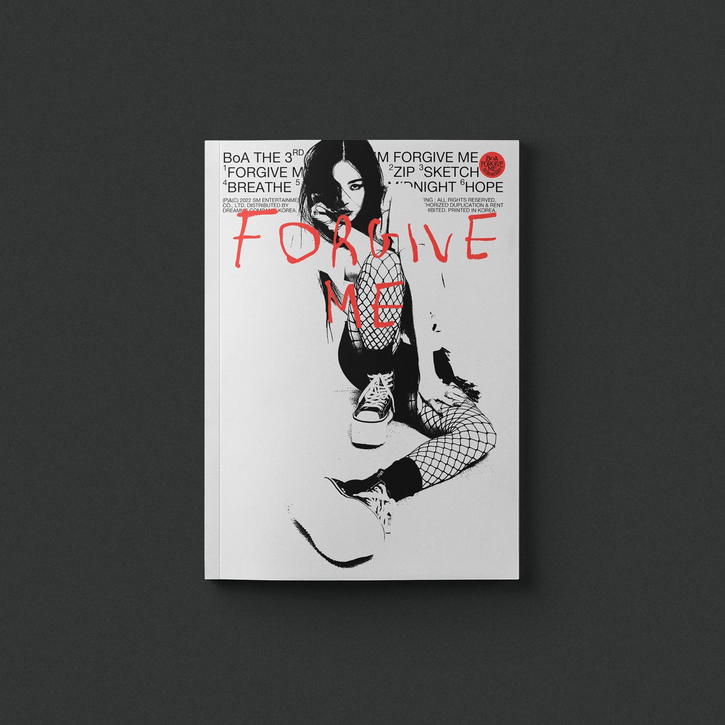 BOA 3RD MINI ALBUM 'FORGIVE ME' FORGIVE VERSION COVER