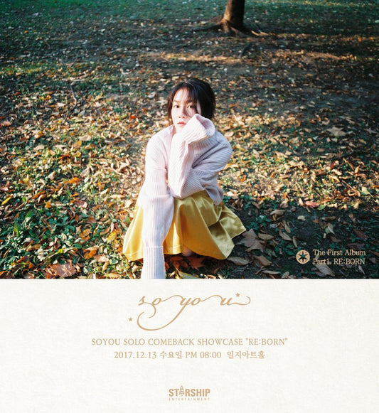 SOYOU THE 1ST SOLO ALBUM 'PART.1 RE:BORN' - KPOP REPUBLIC