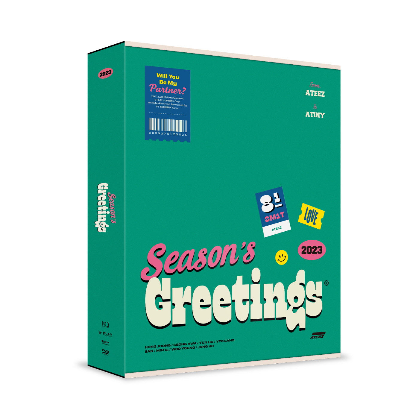 ATEEZ 2023 SEASON'S GREETINGS COVER