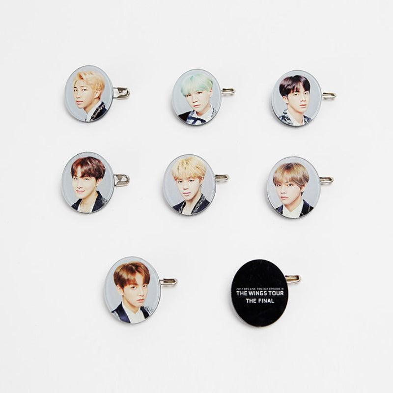 BTS 'THE WINGS TOUR FINAL' ACRYLIC BADGE SET - KPOP REPUBLIC