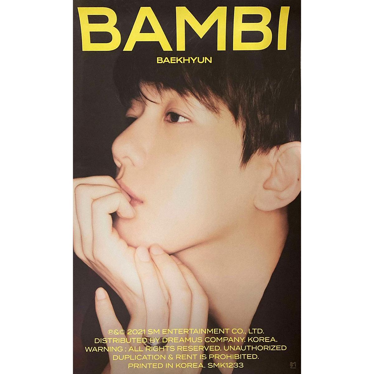 BAEK HYUN 3RD MINI ALBUM 'BAMBI' (PHOTO BOOK) POSTER ONLY - KPOP REPUBLIC