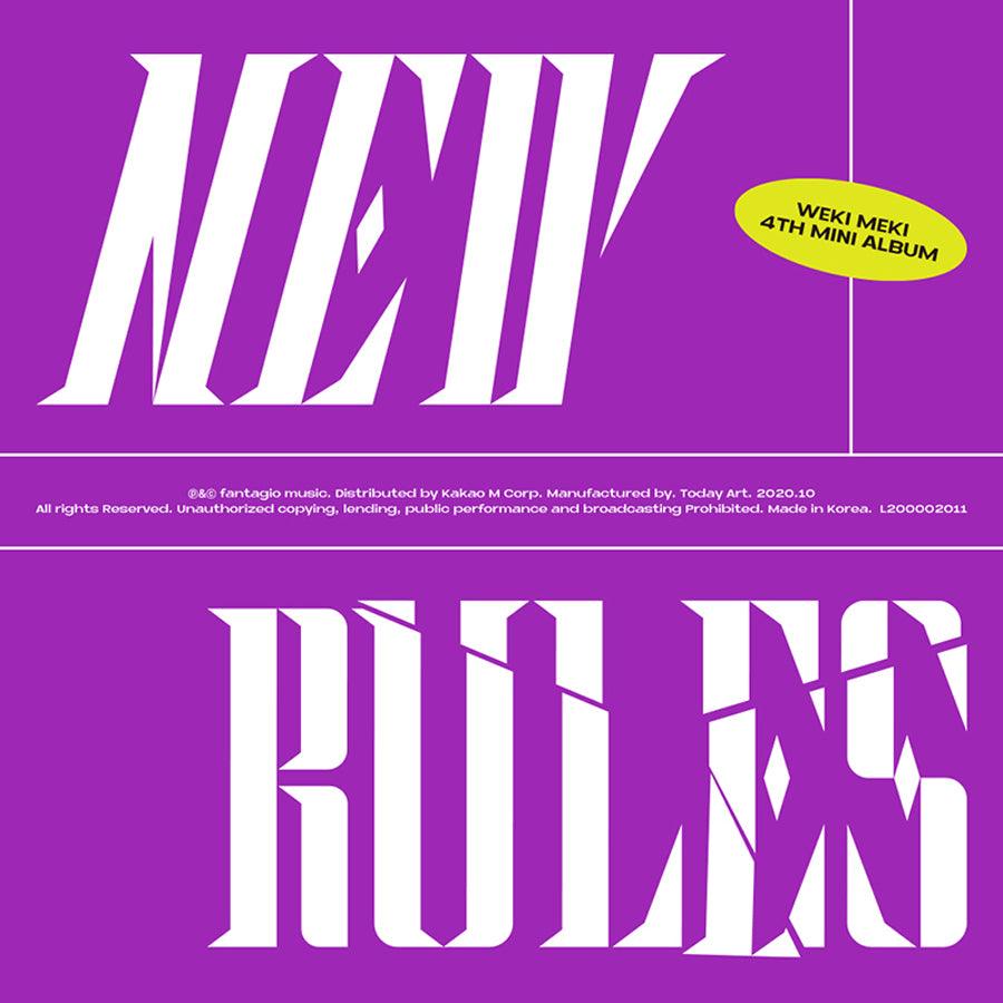 WEKI MEKI 4TH MINI ALBUM 'NEW RULES'