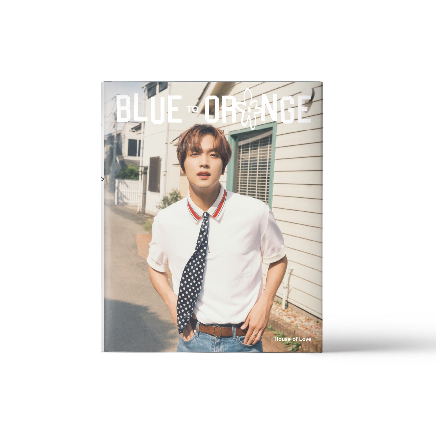 NCT 127 PHOTOBOOK 'BLUE TO ORANGE : HOUSE OF LOVE' HAECHAN VERSION COVER