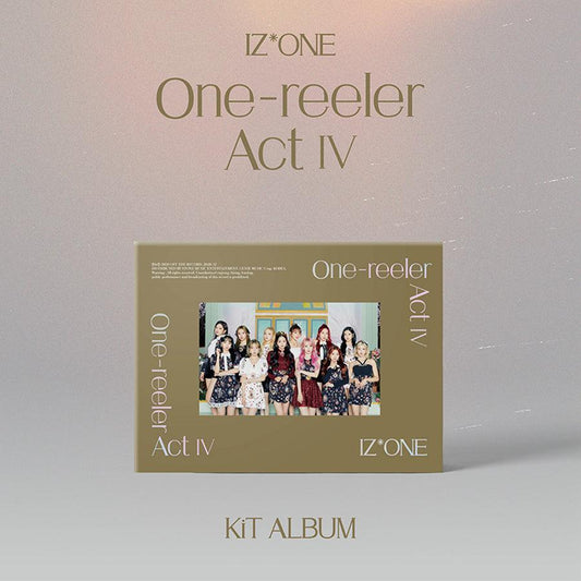 IZ*ONE 4TH MINI ALBUM 'ONE-REELER / ACT IV' KIHNO KIT