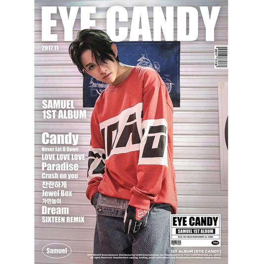 SAMUEL 1ST ALBUM 'EYE CANDY' + POSTER - KPOP REPUBLIC