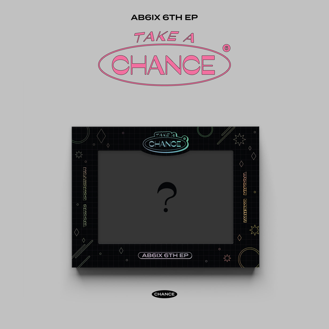 AB6IX 6TH EP ALBUM 'TAKE A CHANCE' CHANCE COVER