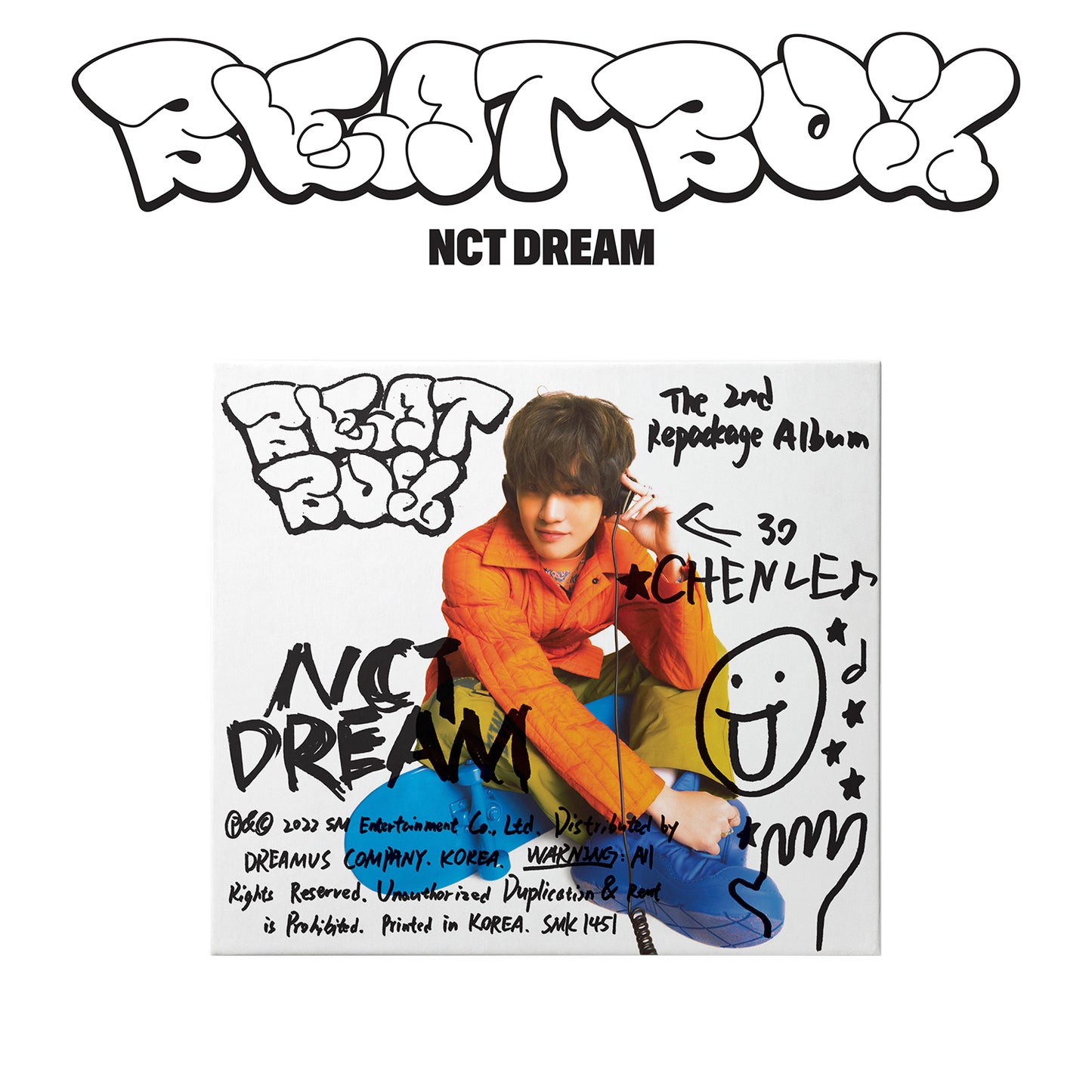 NCT DREAM 2ND ALBUM REPACKAGE 'BEATBOX' (DIGIPACK) CHENLE VERSION COVER