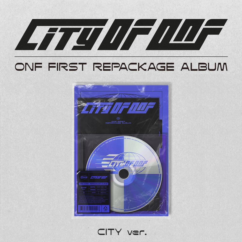 ONF 1ST REPACKAGE ALBUM 'CITY OF ONF' + POSTER - KPOP REPUBLIC