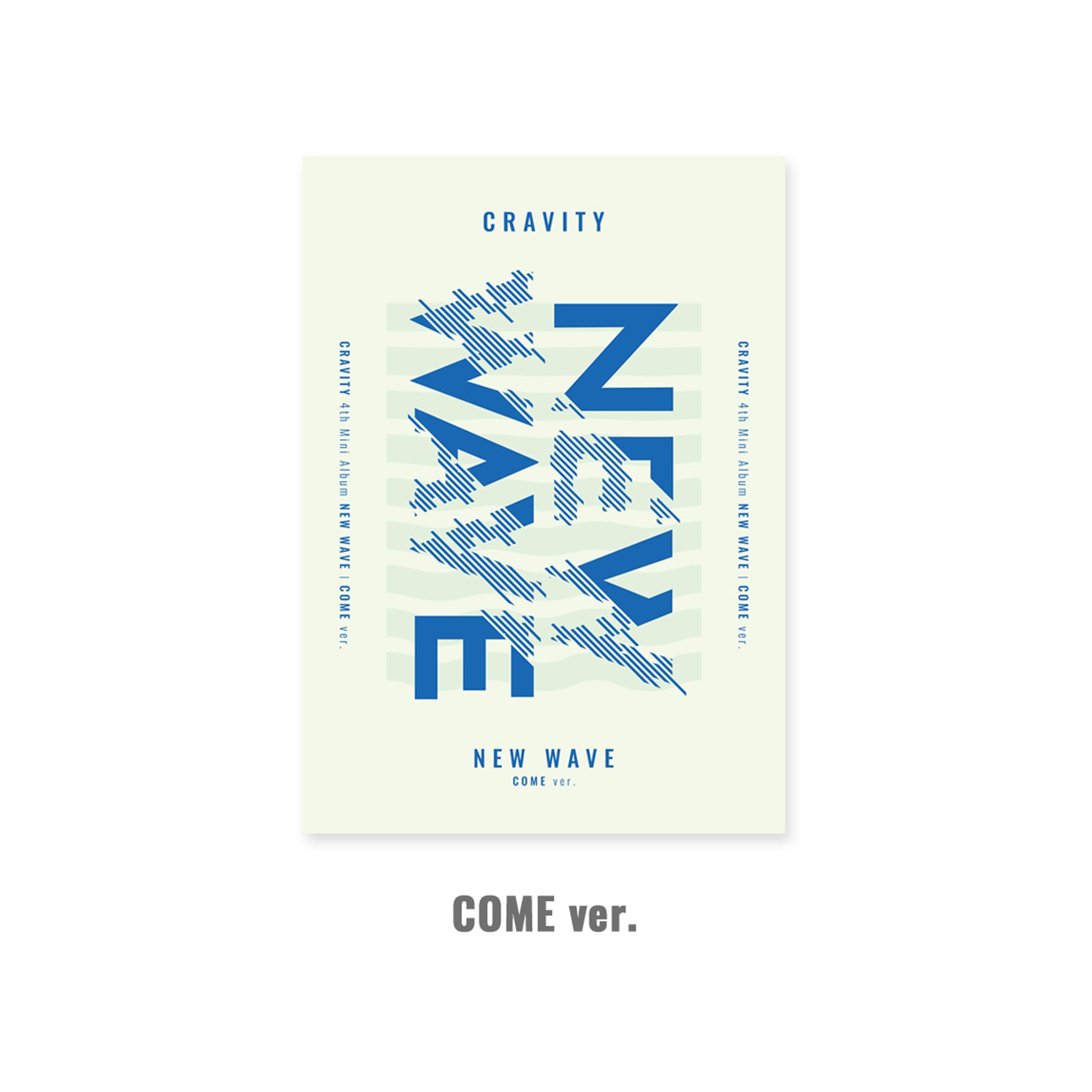 CRAVITY 4TH MINI ALBUM 'NEW WAVE' COME COVER