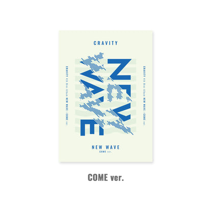 CRAVITY 4TH MINI ALBUM 'NEW WAVE' COME COVER