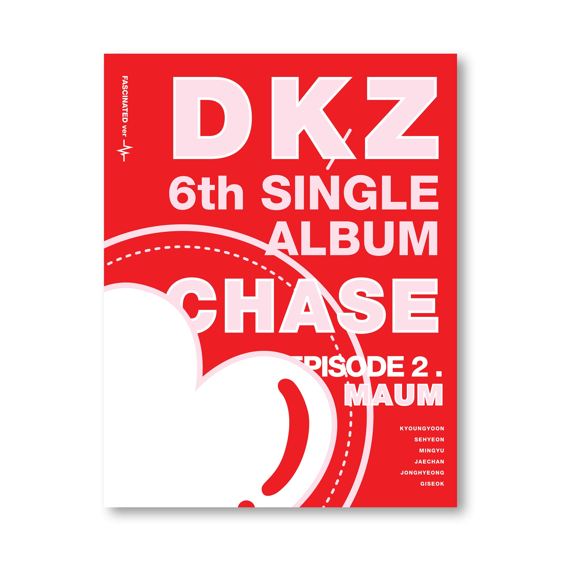 DKZ 6TH SINGLE 'CHASE EPISODE 2. MAUM' ALBUM COVER facinated