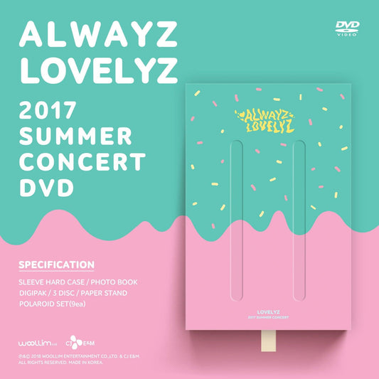 LOVELYZ '2017 SUMMER CONCERT ALWAYS' DVD - KPOP REPUBLIC