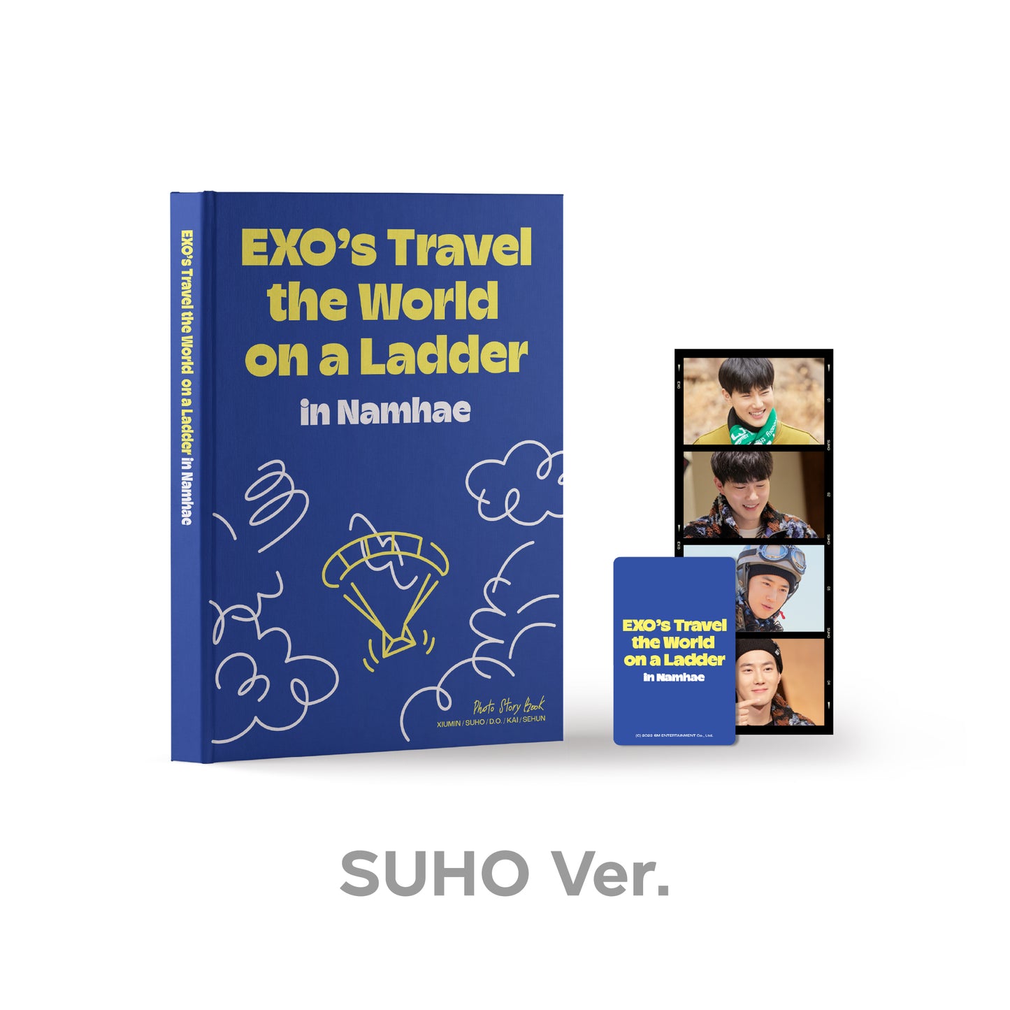 EXO 'EXO'S TRAVEL THE WORLD ON A LADDER IN NAMHAE' PHOTO STORY BOOK SUHO COVER