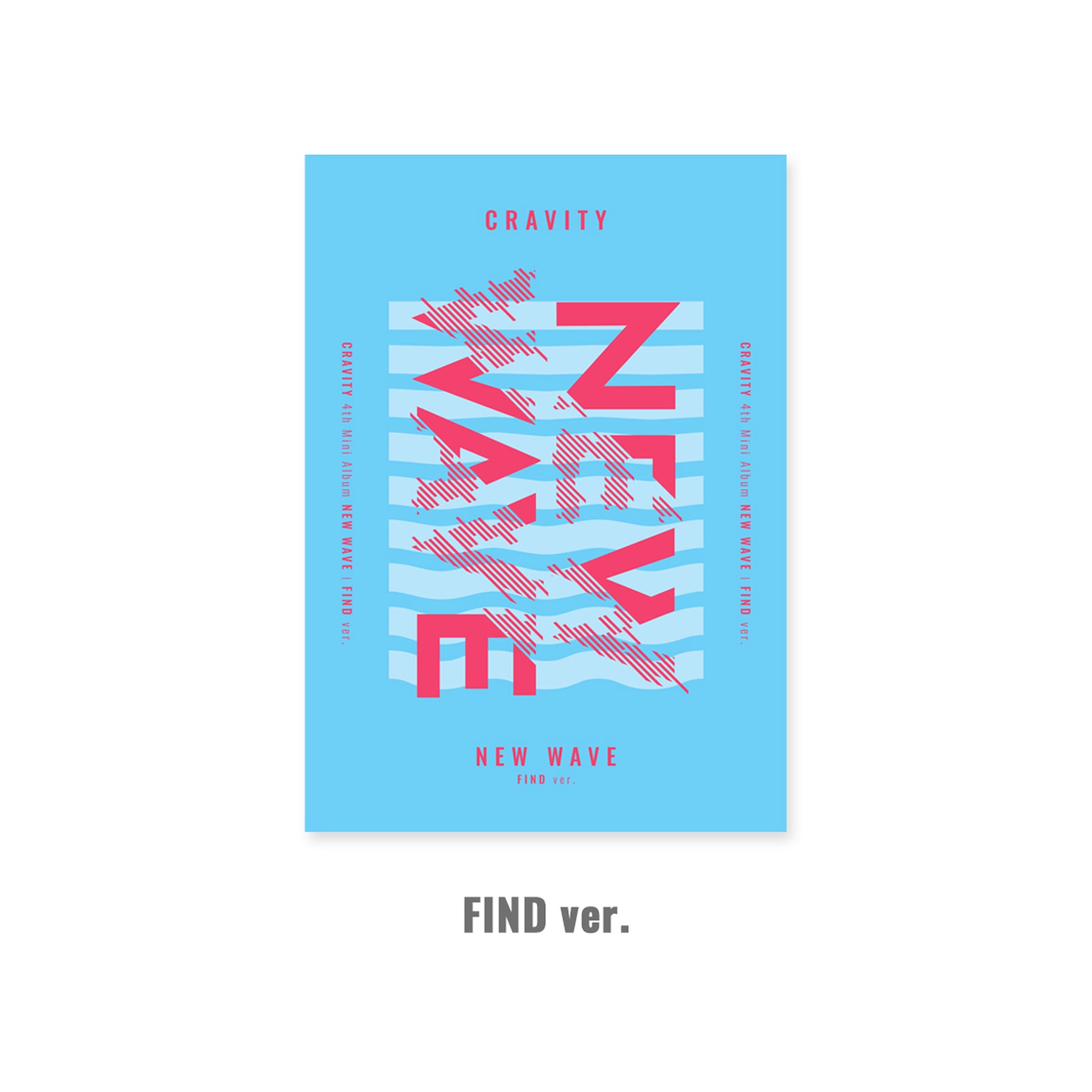 CRAVITY 4TH MINI ALBUM 'NEW WAVE' FIND COVER