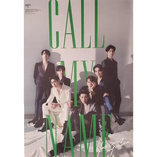 GOT7 MINI ALBUM 'CALL MY NAME' POSTER ONLY - KPOP REPUBLIC