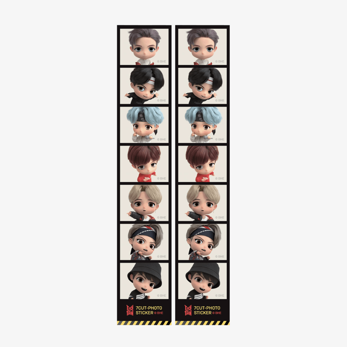 BTS TINYTAN 7 CUT-PHOTO STICKER