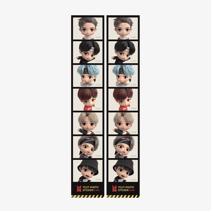 BTS TINYTAN 7 CUT-PHOTO STICKER