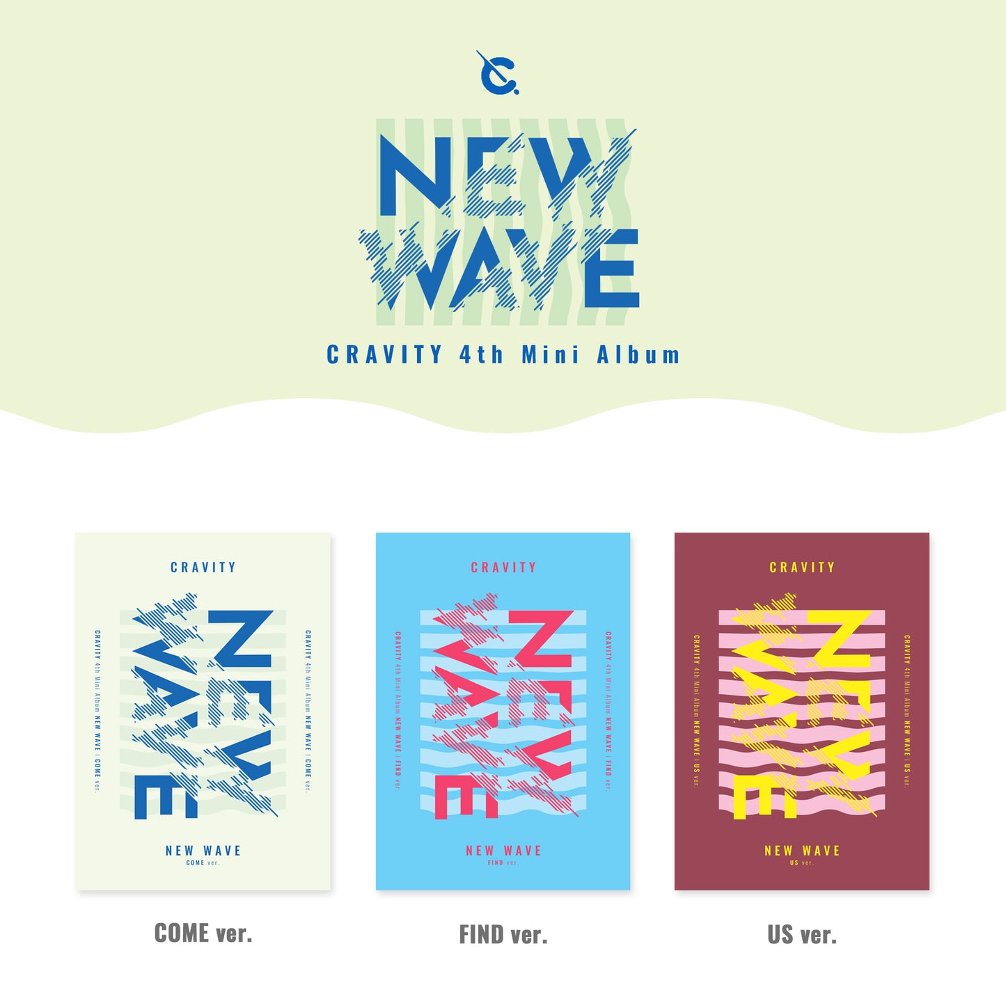 CRAVITY 4TH MINI ALBUM 'NEW WAVE' COVER