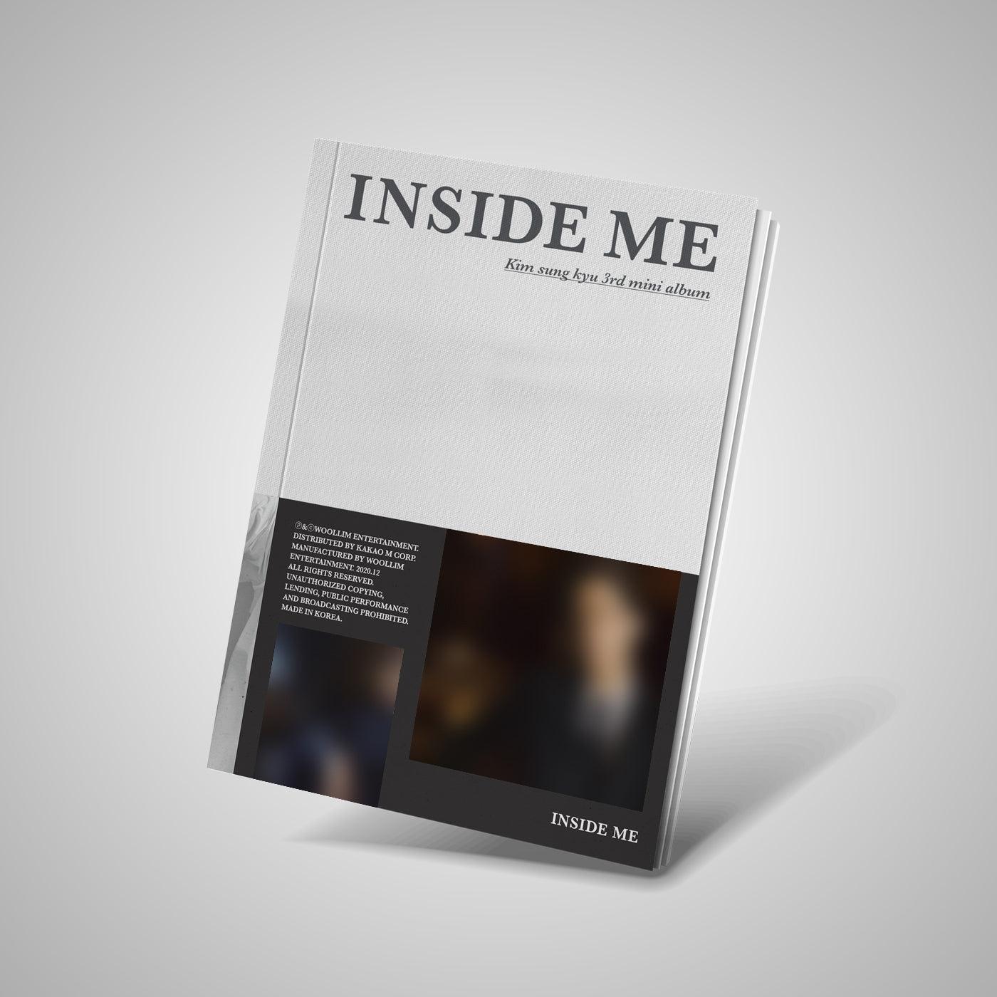 KIM SUNG KYU (INFINITE) 3RD MINI ALBUM 'INSIDE ME' + POSTER - KPOP REPUBLIC