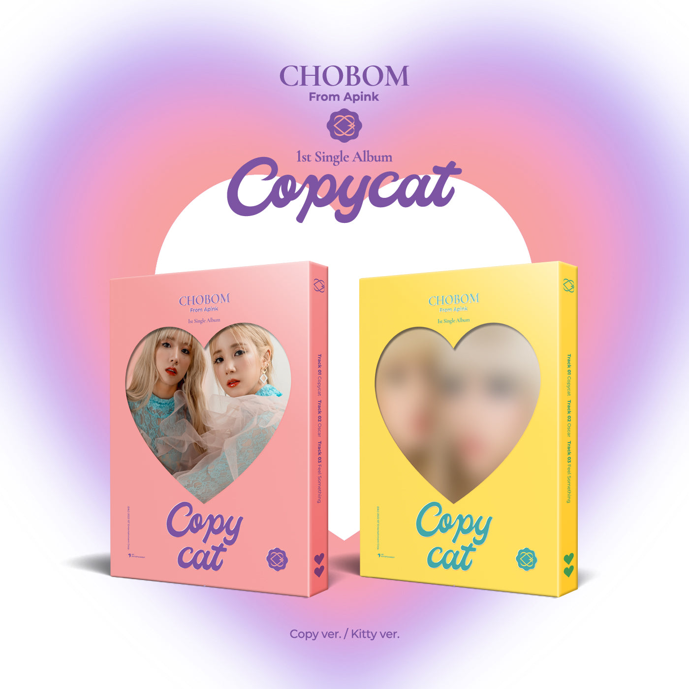 APINK CHOBOM 1ST SINGLE ALBUM 'COPYCAT' SET COVER