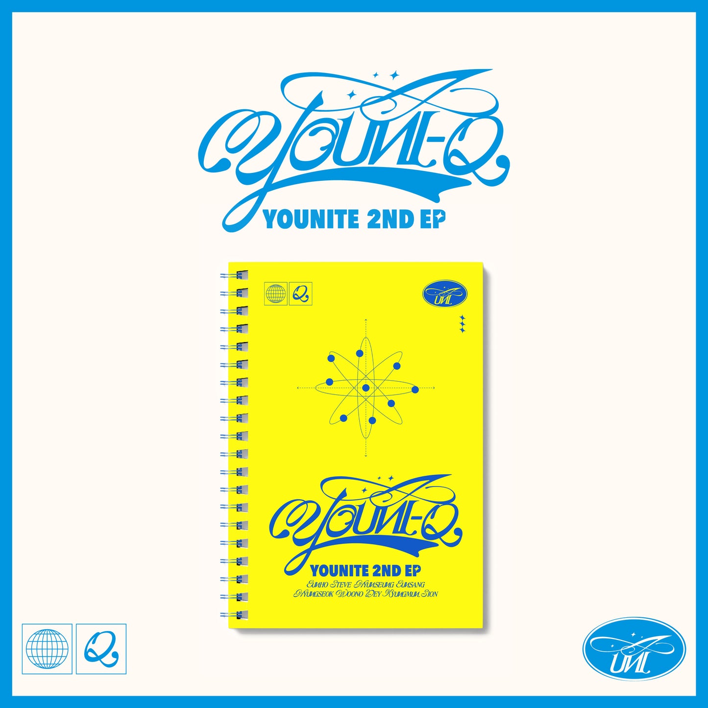 YOUNITE 2ND EP ALBUM 'YOUNI-Q' Q3 VERSION COVER