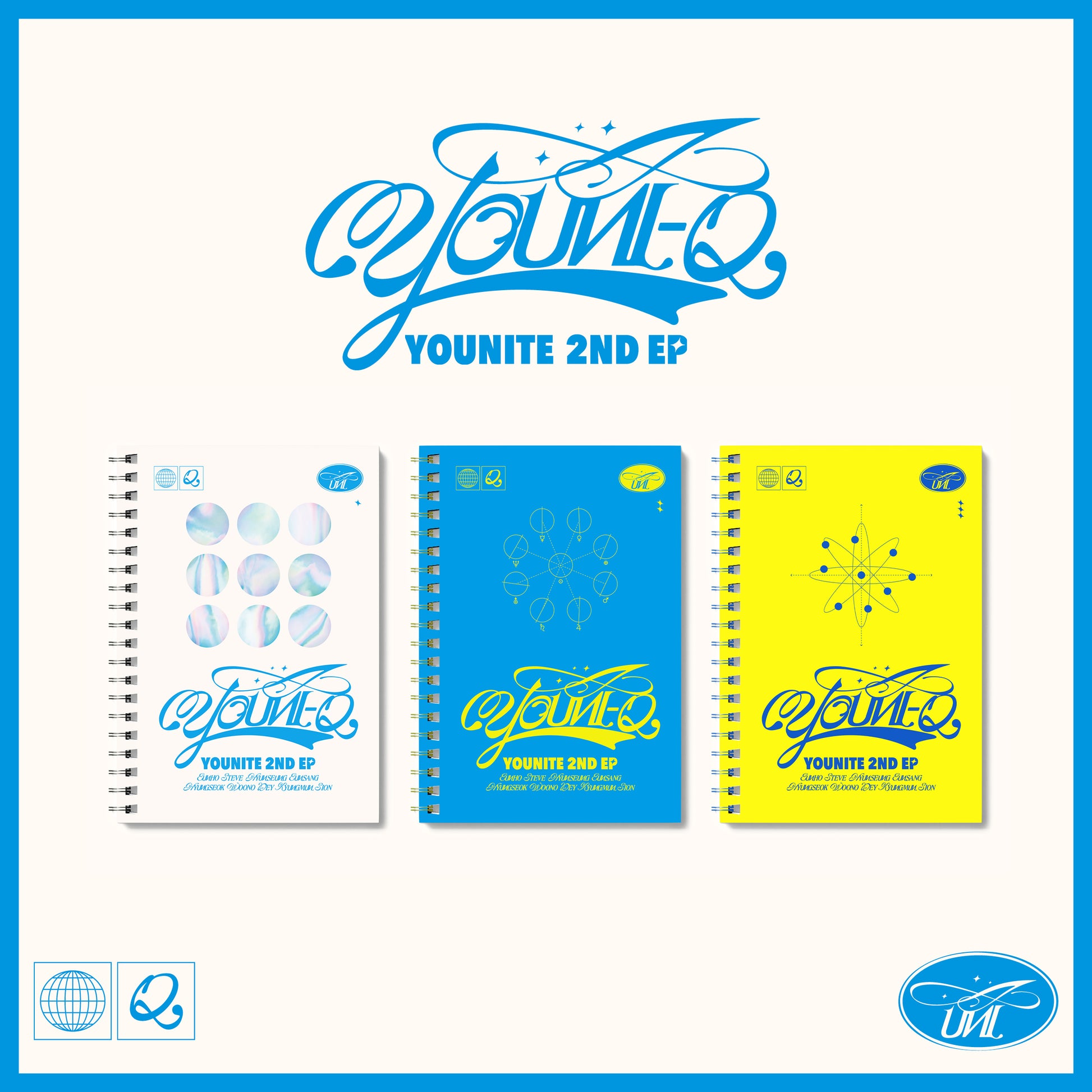 YOUNITE 2ND EP ALBUM 'YOUNI-Q' SET COVER