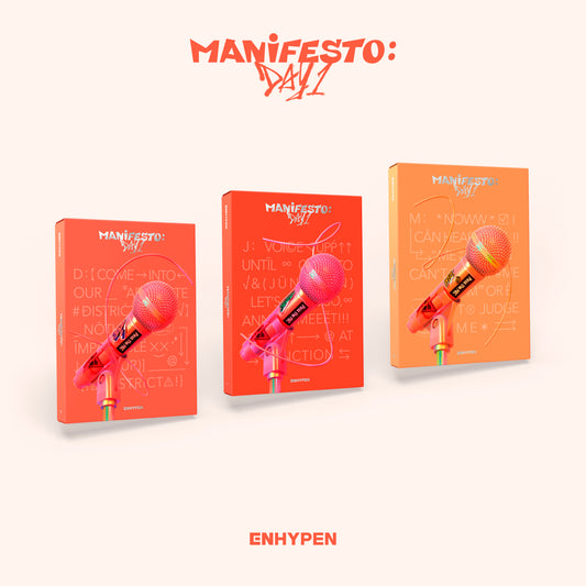 ENHYPEN 3RD MINI ALBUM 'MANIFESTO : DAY 1' COVER