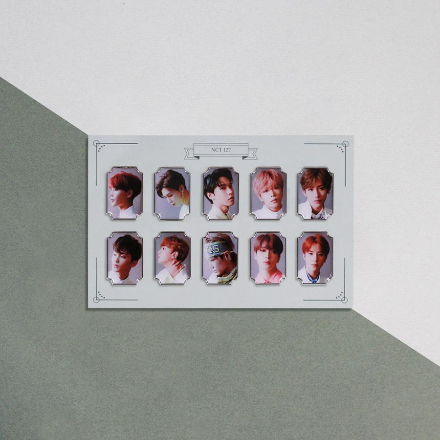 NCT 127 OFFICIAL PHOTO METAL BADGE SET - KPOP REPUBLIC