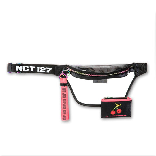 NCT 127 'OFFICIAL CHERRY BOMB FANNY PACK WITH CARD WALLET & KEYCHAIN' - KPOP REPUBLIC