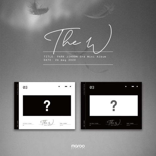 PARK JI HOON 3RD MINI ALBUM 'THE W' + POSTER - KPOP REPUBLIC