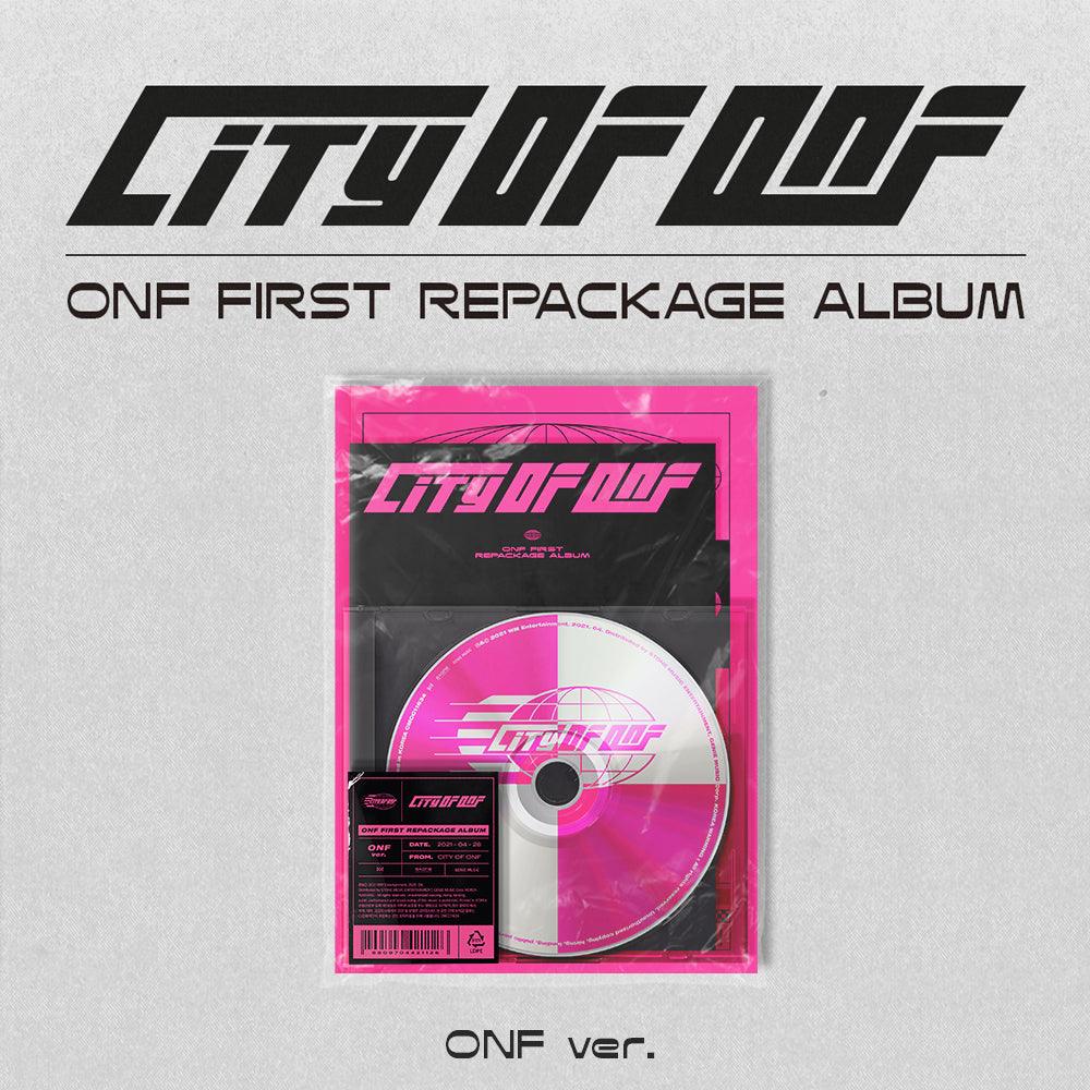 ONF 1ST REPACKAGE ALBUM 'CITY OF ONF' + POSTER - KPOP REPUBLIC