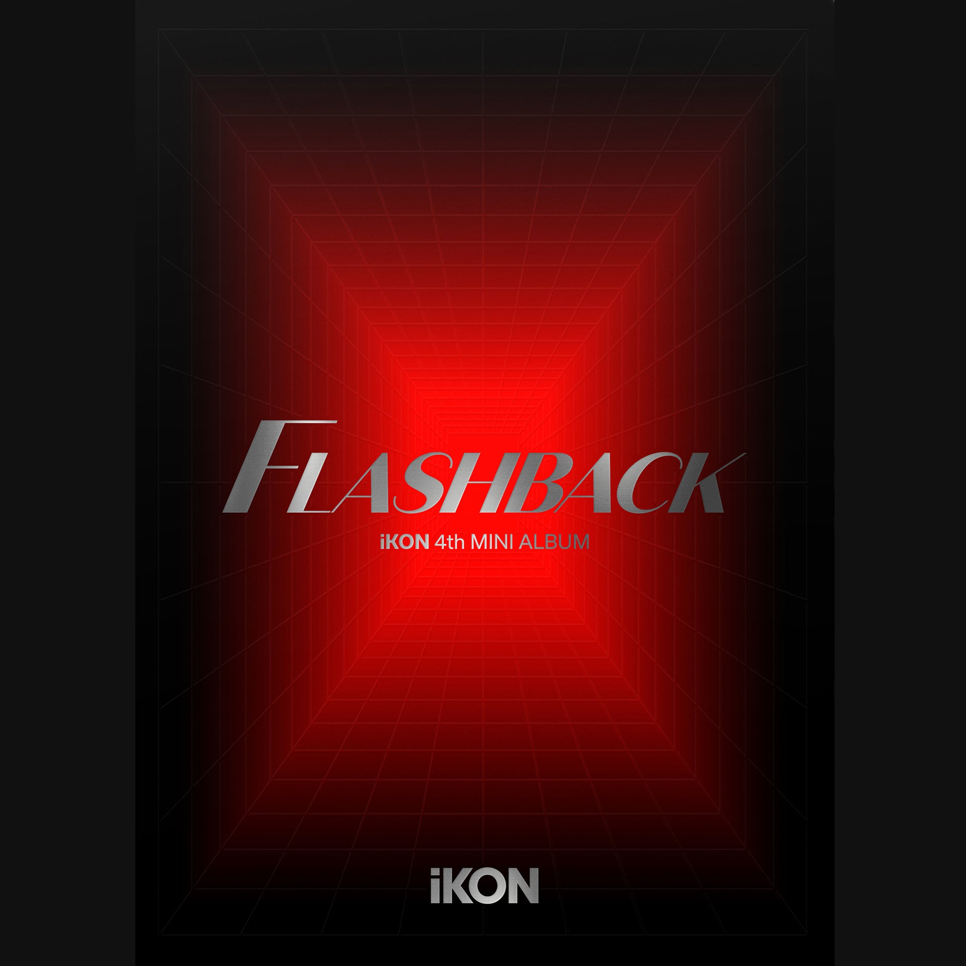 IKON 4TH MINI ALBUM 'FLASHBACK' (PHOTOBOOK) + POSTER RED COVER