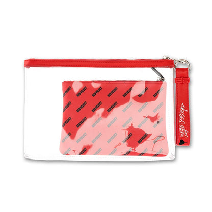 RED VELVET 'OFFICIAL BAD BOY CLUTCH WITH MAKEUP BAG & KEYCHAIN' - KPOP REPUBLIC