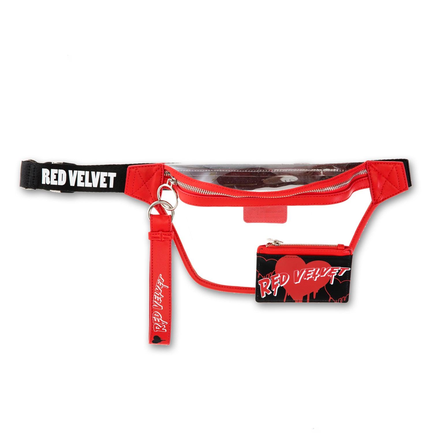 RED VELVET 'OFFICIAL BAD BOY FANNY PACK WITH CARD WALLET & KEYCHAIN' - KPOP REPUBLIC