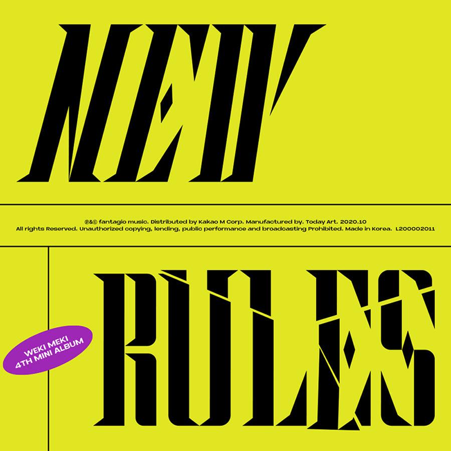 WEKI MEKI 4TH MINI ALBUM 'NEW RULES'