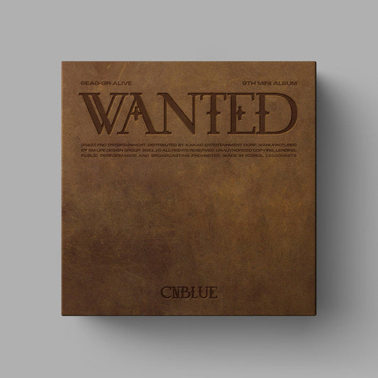 CNBLUE 9TH MINI ALBUM 'WANTED' ALIVE COVER