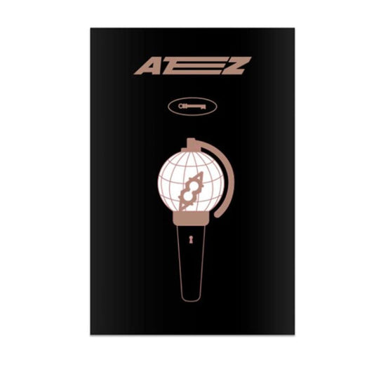 ATEEZ OFFICIAL LIGHT STICK CASE METAL BADGE