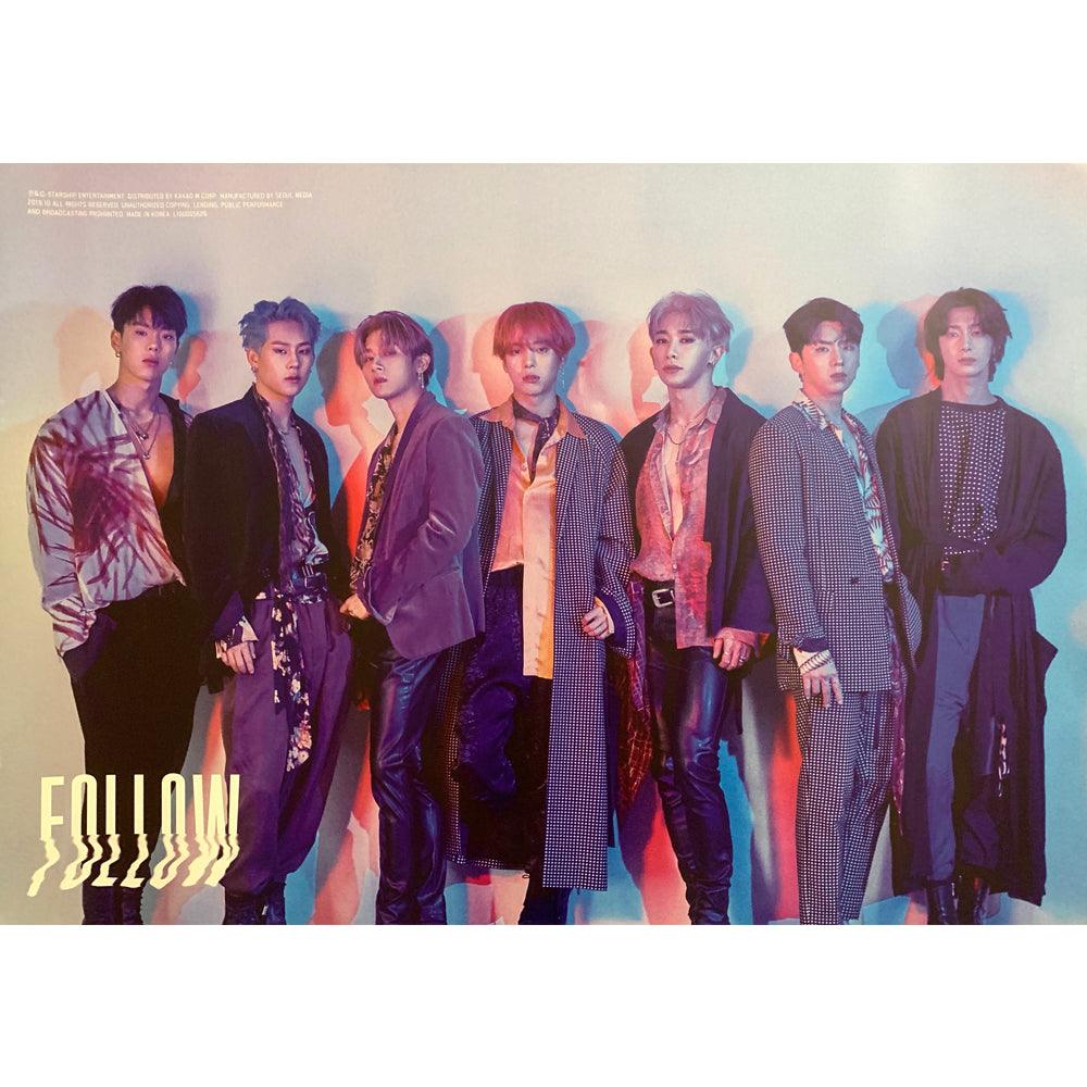 MONSTA X 7TH MINI ALBUM 'FOLLOW-FIND YOU' POSTER ONLY - KPOP REPUBLIC