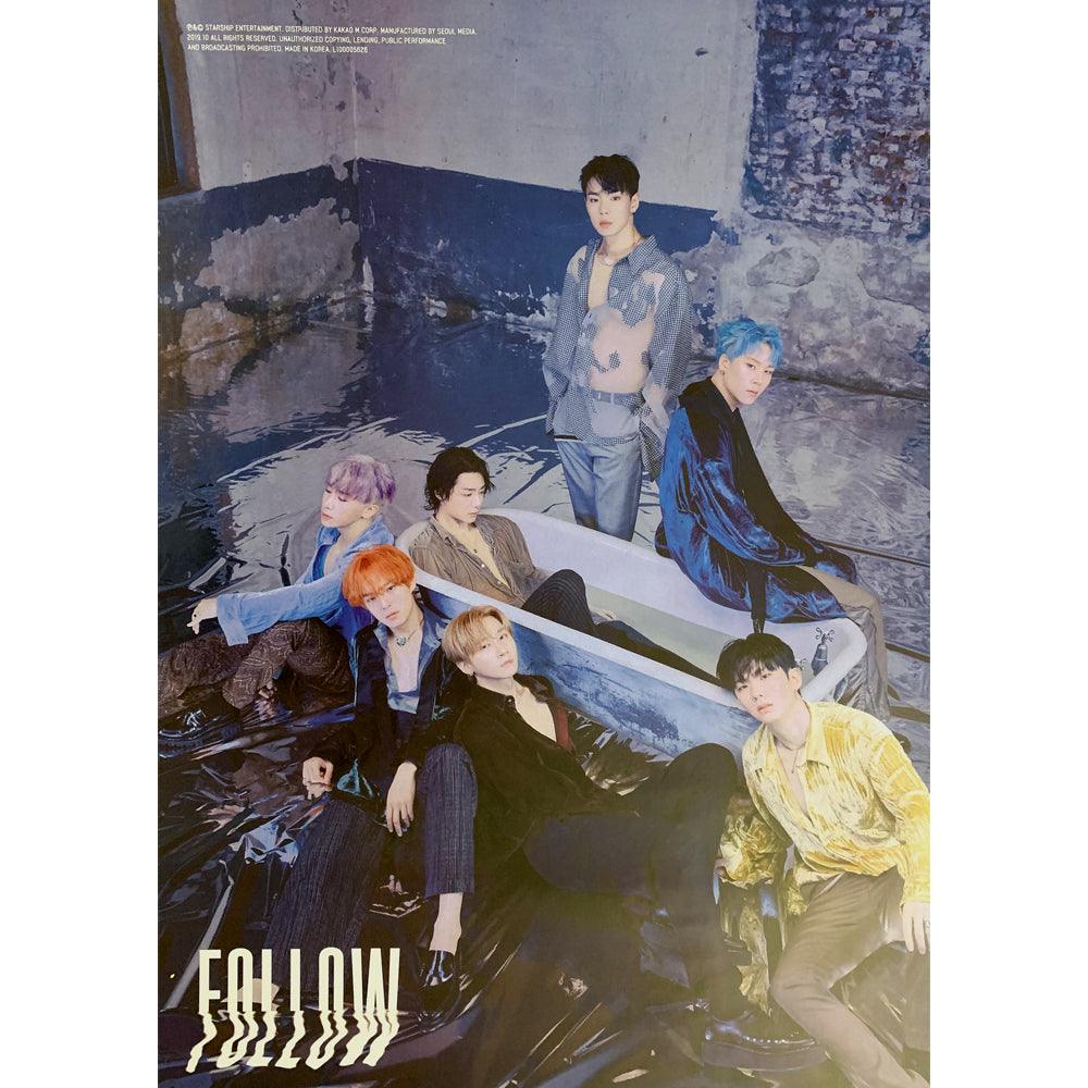 MONSTA X 7TH MINI ALBUM 'FOLLOW-FIND YOU' POSTER ONLY - KPOP REPUBLIC