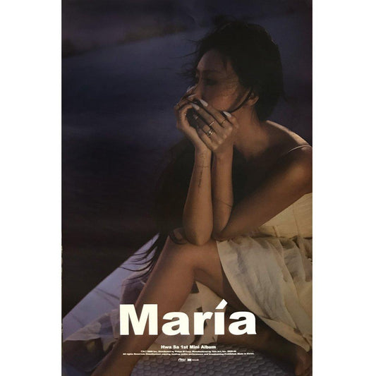 HWASA (MAMAMOO) 1ST MINI ALBUM 'MARIA' POSTER ONLY - KPOP REPUBLIC