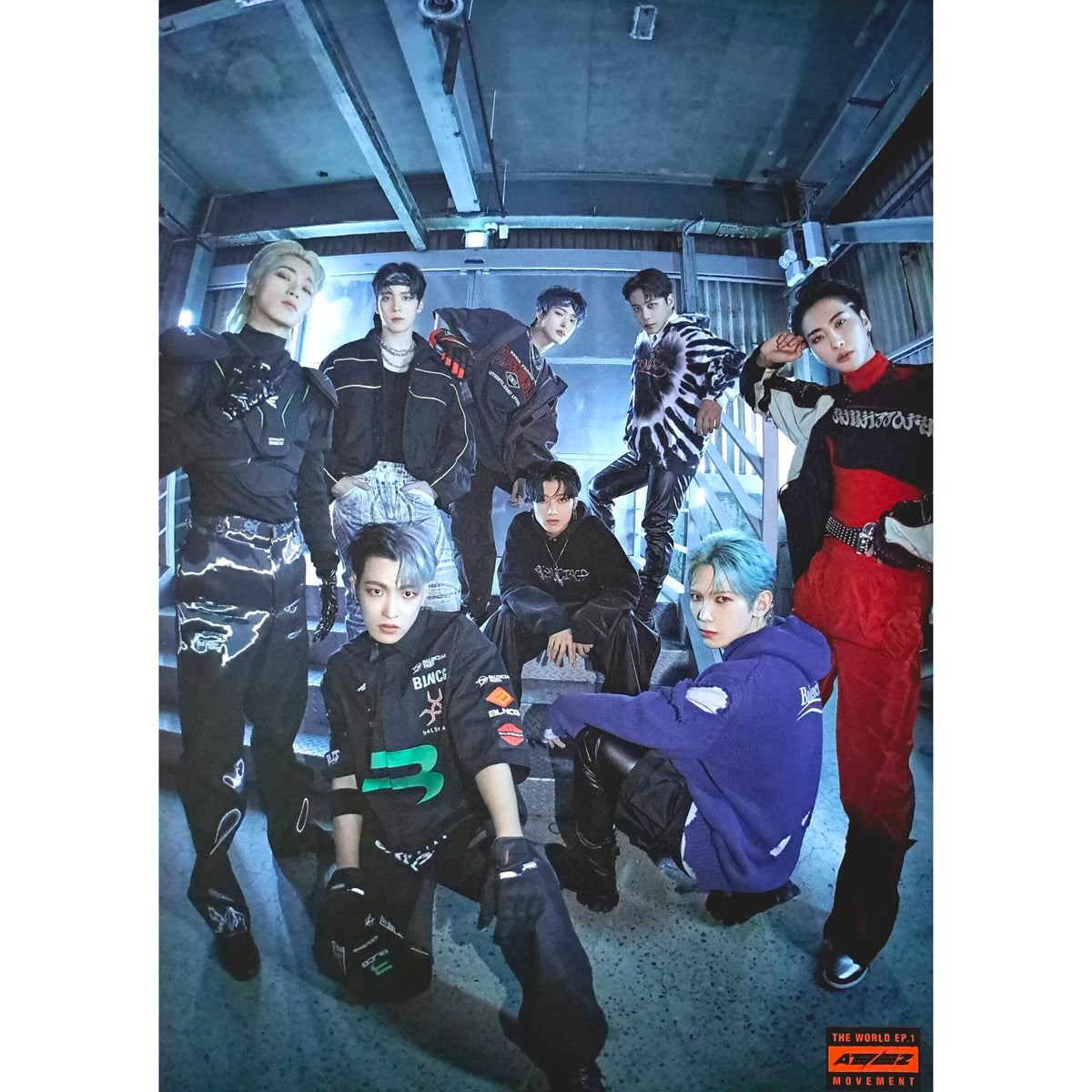 ATEEZ ALBUM 'THE WORLD EP.1 : MOVEMENT' POSTER Z