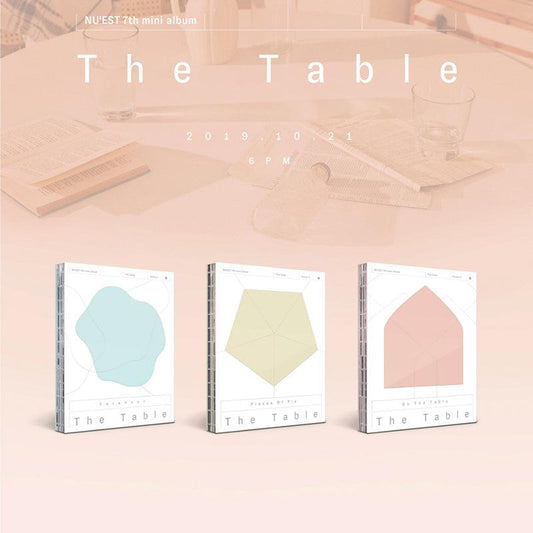 NU'EST 7TH MINI ALBUM 'THE TABLE' + POSTER - KPOP REPUBLIC